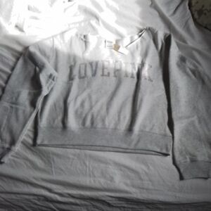 Victoria's Secret Gray LOVE PINK Tee